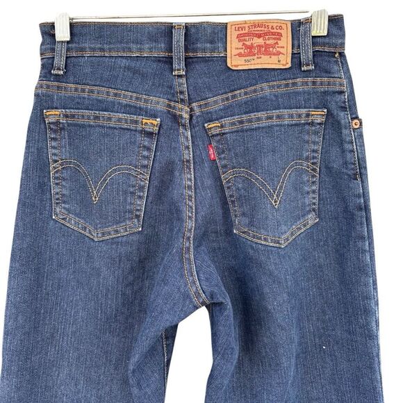 Levi’s 550 Jeans Classic Relaxed Stretch Tapered Straight Leg High Rise Size 4 M - Picture 6 of 9